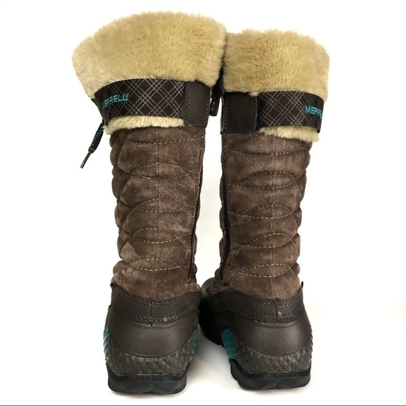 Merrell Women Winterbelle Peak Snow Insulated Waterproof Lace Up Boots Sz 7 - Picture 5 of 9